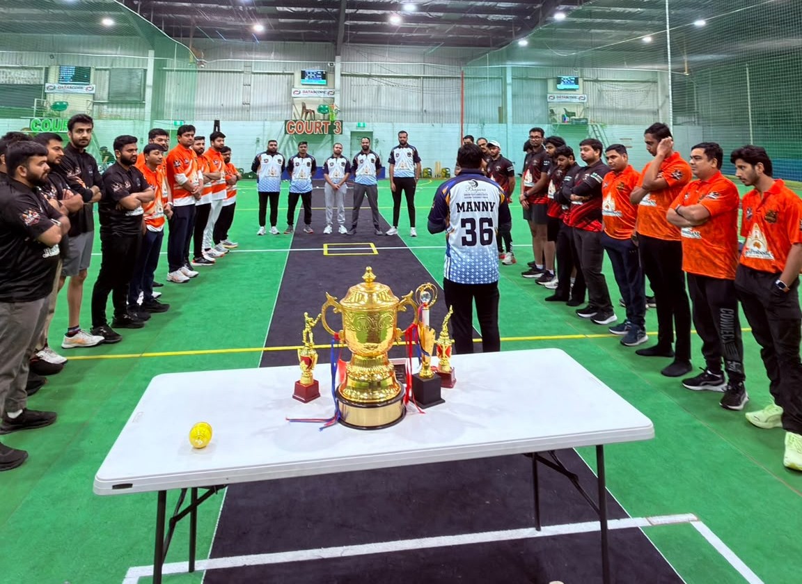 A player batting during the Prabodham Premier League