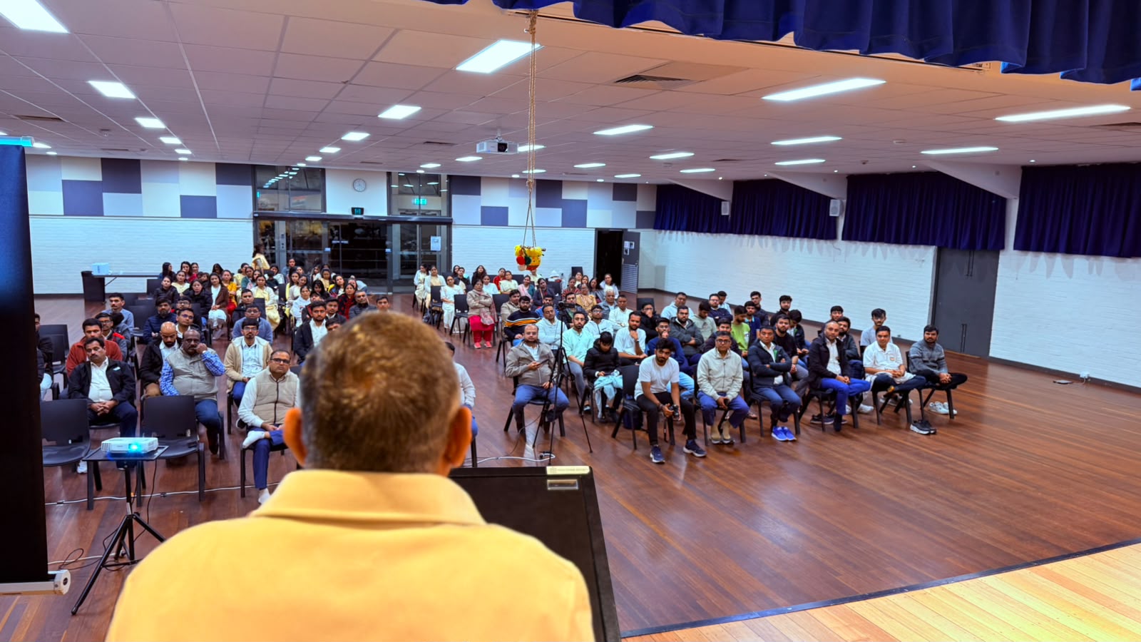 Young members of the Australian community gathered together