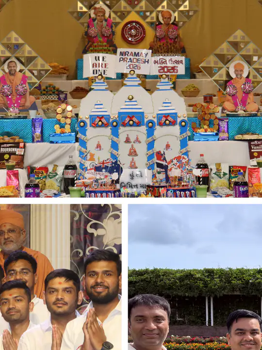 A festival display prepared by Hari Prabodham Australia