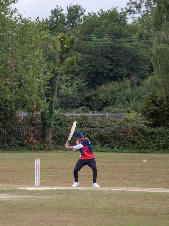 A player batting during the Prabodham Premier League
