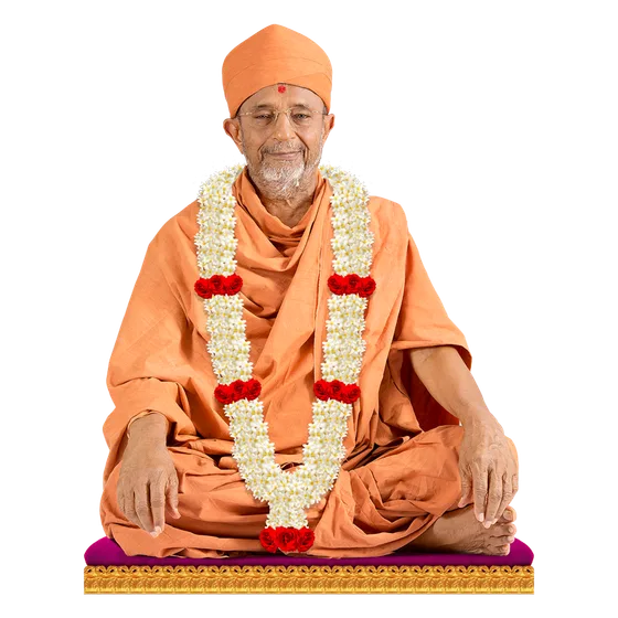 Portrait of His Divine Holiness Hariprasad Swamiji Maharaj
